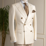 Luxury Cream Double-Breasted Suit