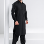 Premium Black Shalwar Kameez for Men – Modern Classic Fit